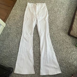 White Flare Jeans